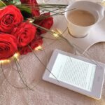ebook and rose
